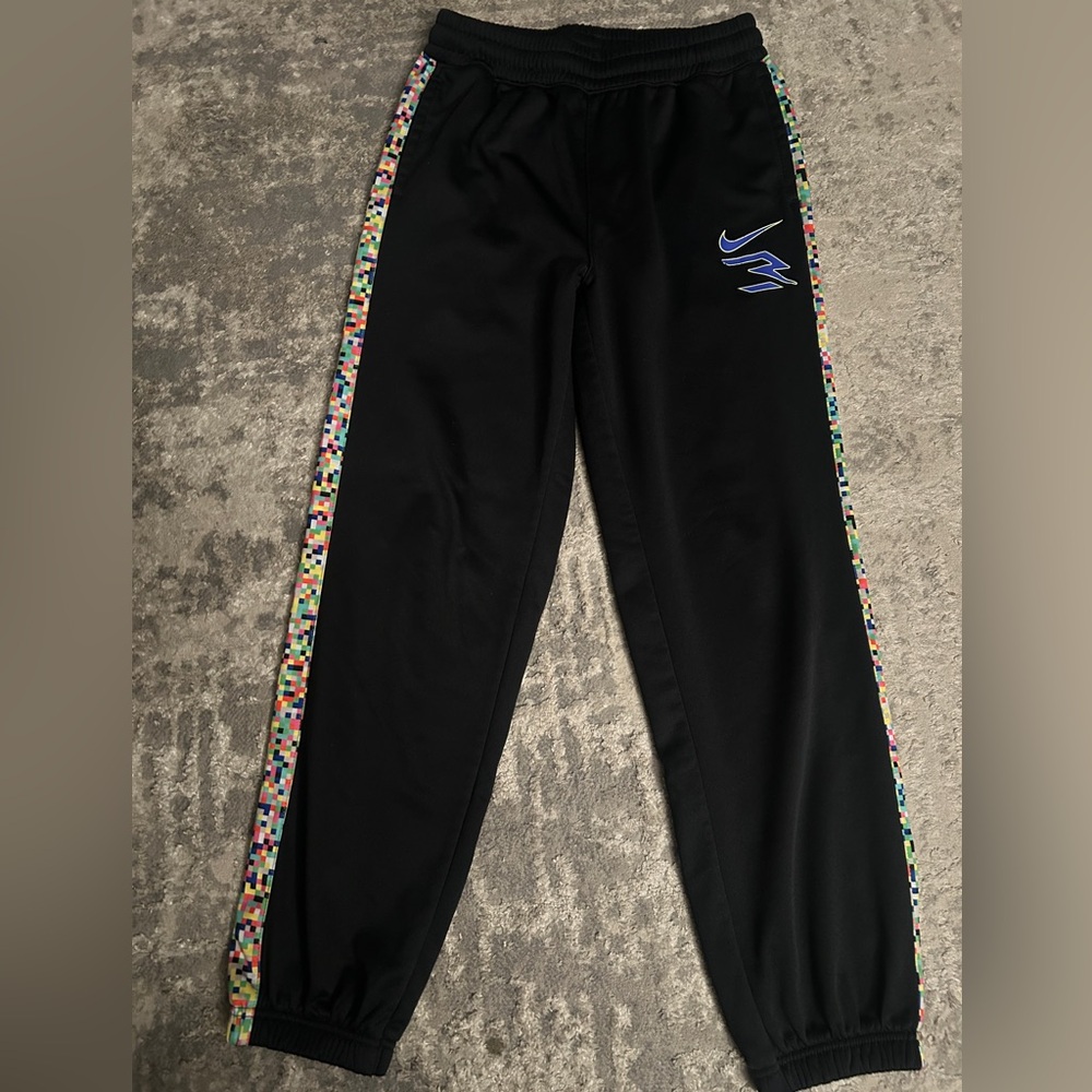 Nike Boys Dri-Fit Joggers with Colorful Side Trim
